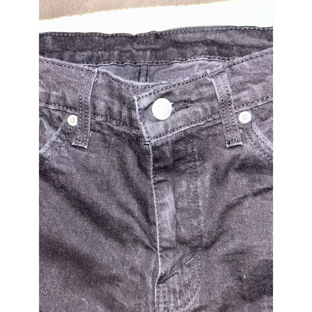 Y2K Streetwear Classic Black Levi's 511 Slim Fit Jeans W34 L32 Minimalist
